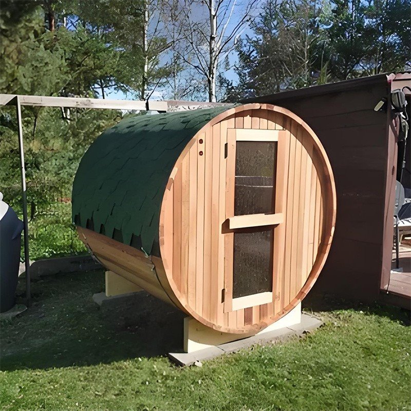 Wood Barrel Sauna factory